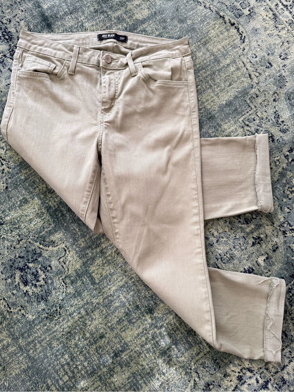 Just Black Crop Jeans 28P